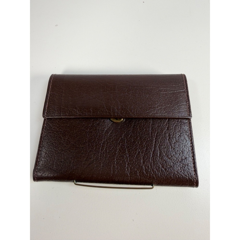 Vintage Prince Gardner Men's Snap Closed Brown Leather Credit Card Wallet